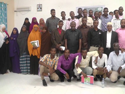 Students of the Faculty of Sharia and Law at the Puntland State University launch a Human Rights Club