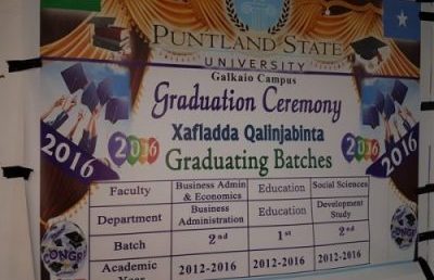 PSU Galkaio: 2nd Graduation Ceremony