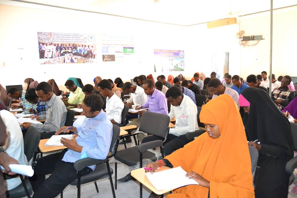 PSU Garowe ends the 1st semester exams in the academic year of 2016/2017.